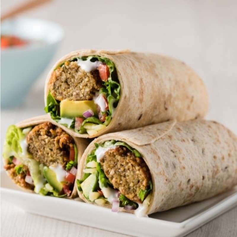 Falafel Sandwich Wrap (V)