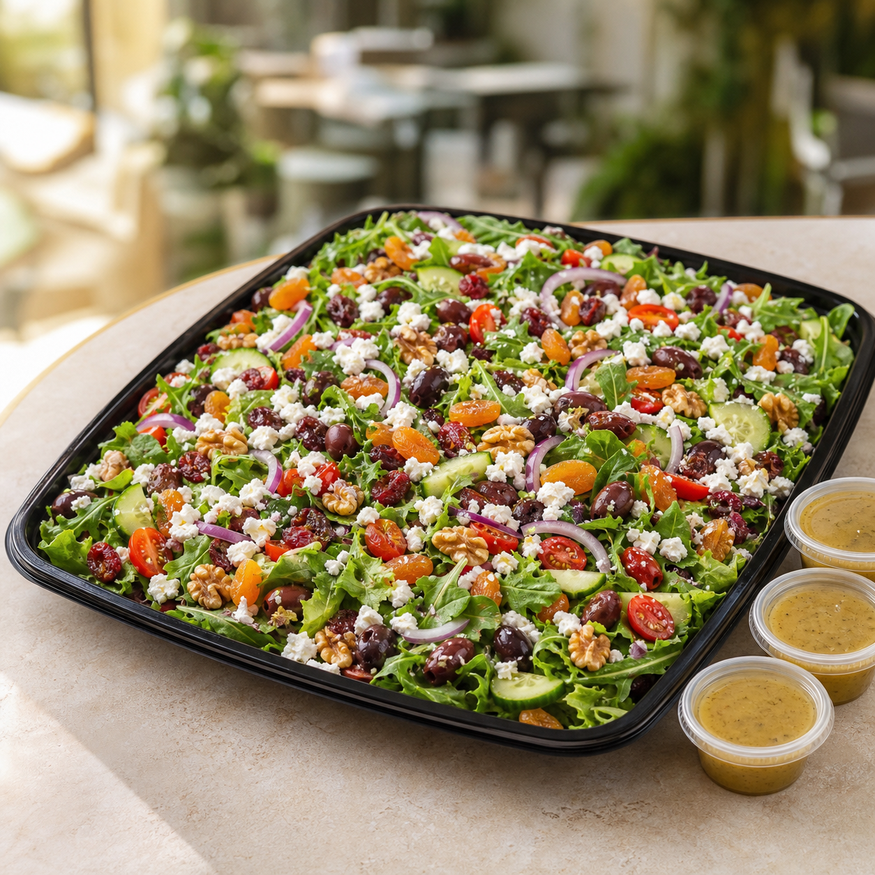 Mediterranean Salad Catering Tray